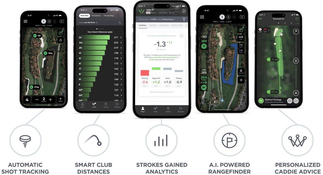 ARCCOS caddie アーコスキャディ 5 Pack Arccos メジャーセット – Arccos Golf